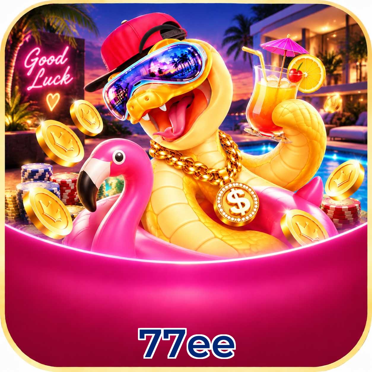 App 77ee com catálogo premium, PIX e suporte 24/7